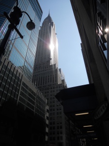 Personnal picture from the Chrysler Building, taken on April 2012. 